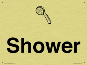 Dementia Shower sign
